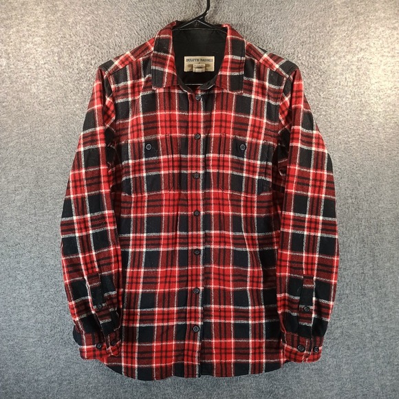 Pendleton Other - Duluth Trading X Pendleton Flannel Men M Red‎ Black Wool Long Sleeve Lumberjack